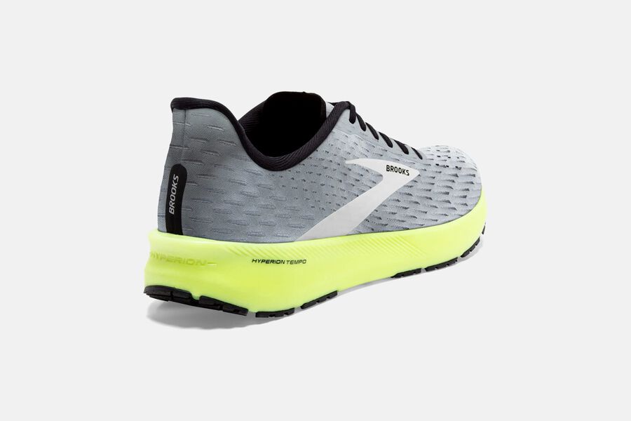 Brooks Hyperion Tempo Road Löparskor Herr - Grå/Svarta - 0795-XARQT